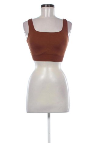 Damski sportowy top Uniqlo, Rozmiar M, Kolor Brązowy, Cena 53,99 zł