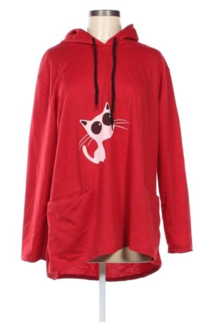 Дамски суитшърт Unbranded, Размер XXL, Цвят Червен, Цена 15,33 €, #136679840