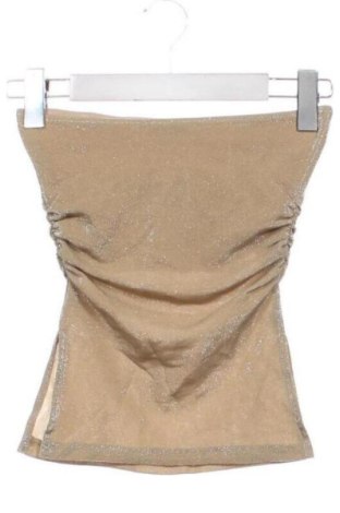 Damski top Bershka, Rozmiar S, Kolor Beżowy, Cena 49,23 zł