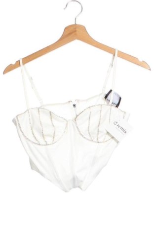 Damski top Bershka, Rozmiar M, Kolor Biały, Cena 78,99 zł