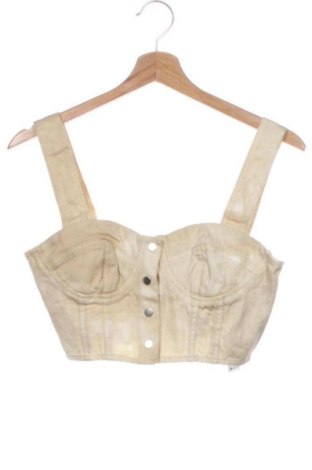 Damski top Bershka, Rozmiar M, Kolor Beżowy, Cena 74,99 zł, #136640387