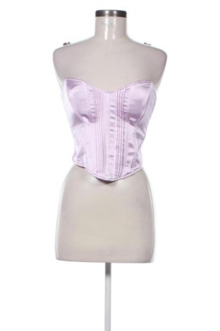 Top de femei Bershka, Mărime M, Culoare Mov, Preț 78,20 Lei, #136664521
