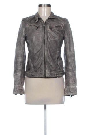 Дамско кожено яке Esprit, Размер XS, Цвят Сив, Цена 87,81 €