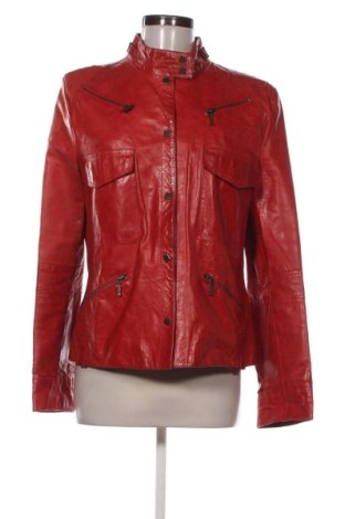 Damen Lederjacke Lavorazione Artigiana, Größe L, Farbe Rot, Preis 66,00 €, #136656367