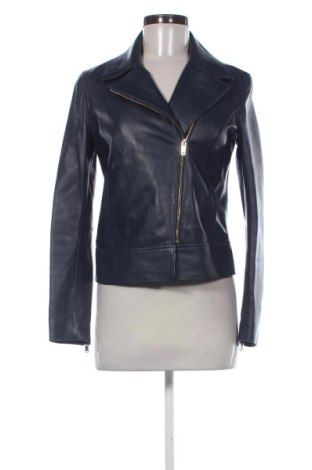 Damen Lederjacke Massimo Dutti, Größe S, Farbe Blau, Preis € 80,00