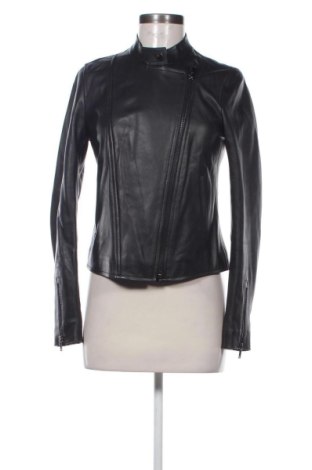 Geacă de piele pentru femei Massimo Dutti, Mărime S, Culoare Negru, Preț 218,96 Lei, #136660186