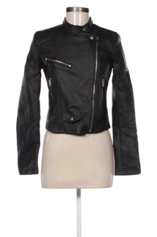 Geacă de piele pentru femei SHEIN, Mărime XS, Culoare Negru, Preț 193,72 Lei, #136644052