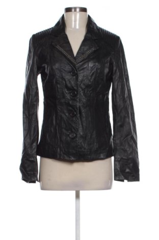 Дамско кожено яке Unbranded, Размер XS, Цвят Черен, Цена 55,09 €
