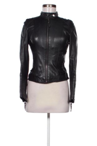 Geacă de piele pentru femei Unbranded, Mărime S, Culoare Negru, Preț 334,99 Lei, #136668025