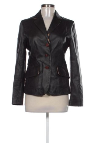 Geacă de piele pentru femei Unbranded, Mărime S, Culoare Negru, Preț 260,66 Lei, #136680965