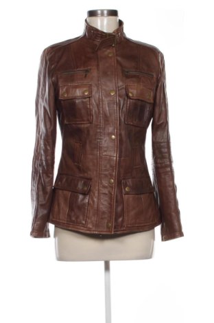 Dámska kožená bunda  Zara, Veľkosť M, Farba Hnedá, Cena  46,00 €, #136655956