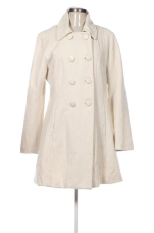 Damski płaszcz H&M, Rozmiar L, Kolor ecru, Cena 158,88 zł