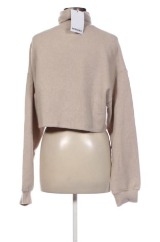 Дамско полo Bershka, Размер L, Цвят Бежов, Цена 16,36 €