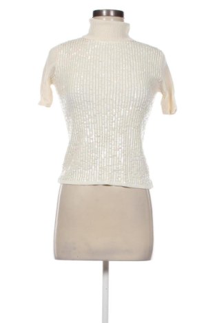 Damen Rollkragen Unbranded, Größe S, Farbe Ecru, Preis 12,99 €