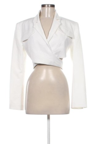 Damen Blazer Bershka, Größe M, Farbe Weiß, Preis 25,00 €