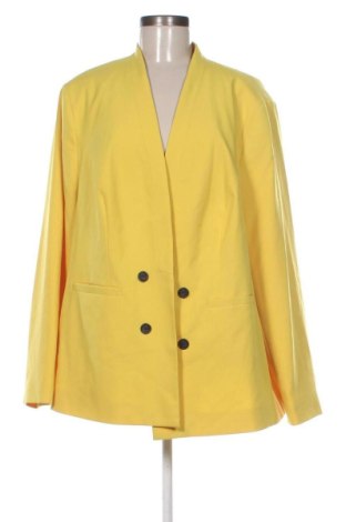 Damen Blazer Tailored, Größe 4XL, Farbe Gelb, Preis € 39,38, #136671220