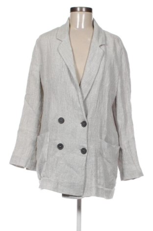 Sacou de femei Zara, Mărime XL, Culoare Gri, Preț 130,33 Lei, #136649122