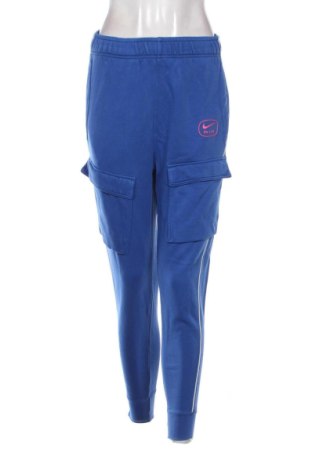 Pantaloni trening de femei Nike, Mărime S, Culoare Albastru, Preț 218,17 Lei