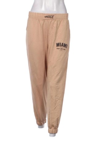 Damskie spodnie sportowe Vintage, Rozmiar M, Kolor Beżowy, Cena 78,99 zł