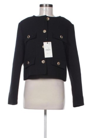 Дамско яке Zara, Размер L, Цвят Черен, Цена 55,21 €, #136678353