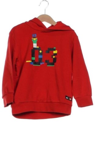 Детска блуза Adidas, Размер 3-4y/ 104-110 см, Цвят Червен, Цена 21,43 €, #136651057