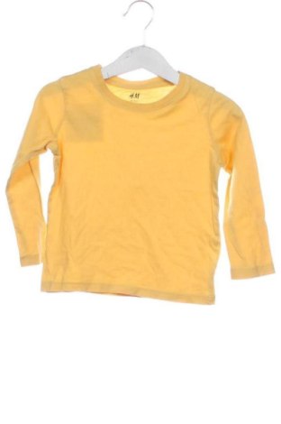 Детска блуза H&M, Размер 18-24m/ 86-98 см, Цвят Жълт, Цена 6,00 €, #136624500