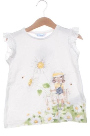 Kinder Shirt Mayoral, Größe 2-3y/ 98-104 cm, Farbe Weiß, Preis 12,00 €