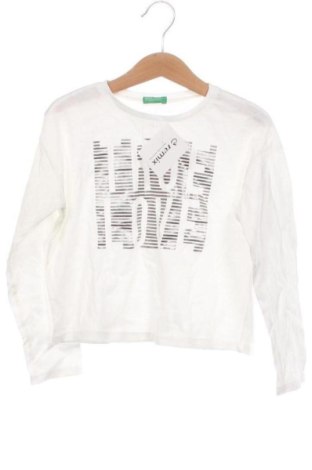 Bluză pentru copii United Colors Of Benetton, Mărime 3-4y/ 104-110 cm, Culoare Alb, Preț 72,99 Lei