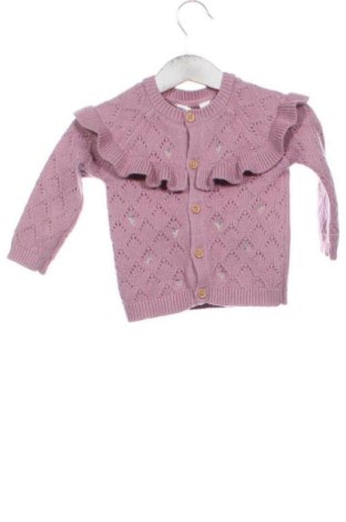 Kinder Strickjacke Primark, Größe 3-6m/ 62-68 cm, Farbe Aschrosa, Preis 9,00 €