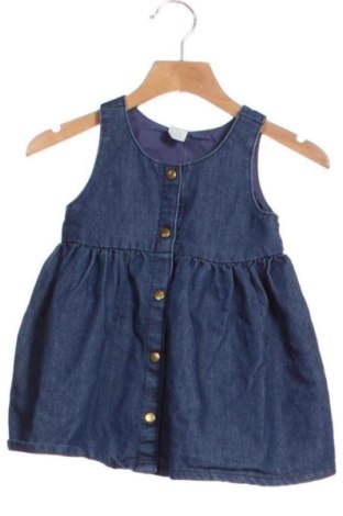Детска рокля H&M, Размер 9-12m/ 74-80 см, Цвят Син, Цена 12,00 €