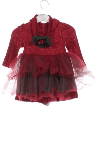 Kinderkleid Unbranded, Größe 3-6m/ 62-68 cm, Farbe Rot, Preis 12,00 €