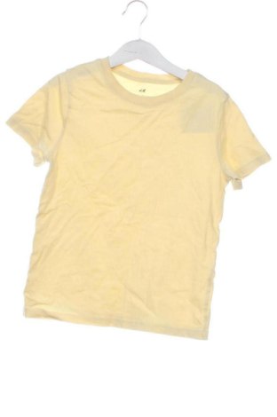 Dziecięcy T-shirt H&M, Rozmiar 6-7y/ 122-128 cm, Kolor Żółty, Cena 30,84 zł