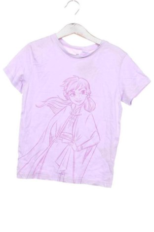 Детска тениска H&M, Размер 6-7y/ 122-128 см, Цвят Лилав, Цена 5,00 €, #136632032