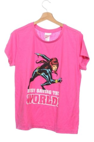 Dziecięcy T-shirt Marvel, Rozmiar 13-14y/ 164-168 cm, Kolor Różowy, Cena 40,99 zł