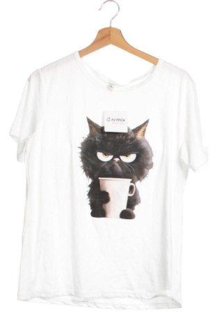 Dziecięcy T-shirt SHEIN, Rozmiar 14-15y/ 168-170 cm, Kolor Biały, Cena 26,99 zł