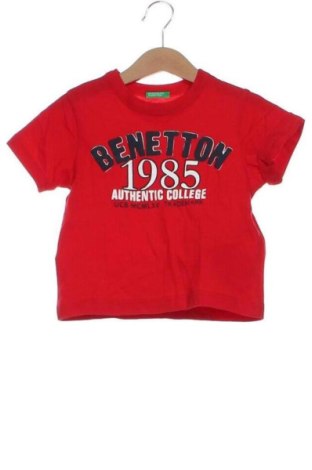 Tricou pentru copii United Colors Of Benetton, Mărime 2-3m/ 56-62 cm, Culoare Roșu, Preț 47,99 Lei