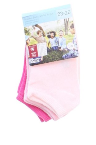 Kinder Socken Alive, Größe 4-5y/ 110-116 cm, Farbe Rosa, Preis 7,99 €