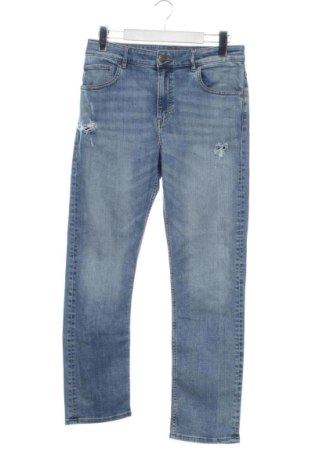 Dětské džíny  H&M, Velikost 14-15y/ 168-170 cm, Barva Modrá, Cena  425,00 Kč