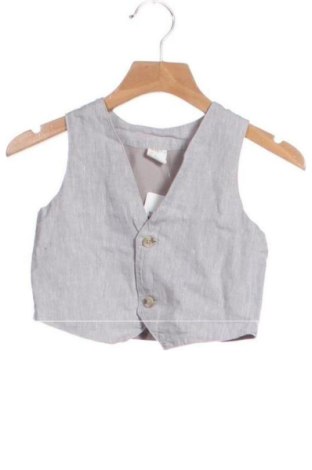 Детски елек H&M, Размер 6-9m/ 68-74 см, Цвят Сив, Цена 11,00 €, #136647811
