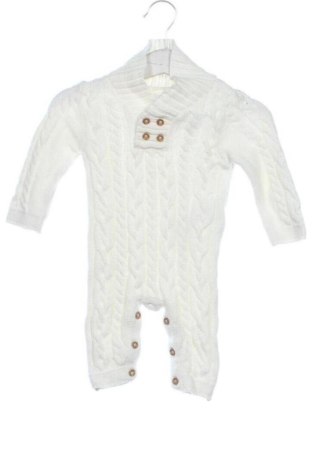 Salopetă pentru copii. Sinsay, Mărime 2-3m/ 56-62 cm, Culoare Alb, Preț 83,41 Lei, #136658281