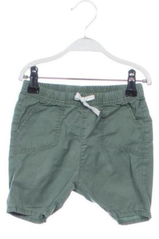 Детски къс панталон H&M, Размер 9-12m/ 74-80 см, Цвят Зелен, Цена 7,00 €, #136624579