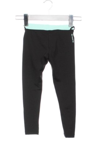 Dziecięce legginsy Decathlon, Rozmiar 4-5y/ 110-116 cm, Kolor Czarny, Cena 37,99 zł