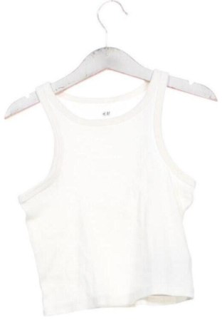 Μπλουζάκι αμάνικο παιδικό H&M, Μέγεθος 8-9y/ 134-140 εκ., Χρώμα Λευκό, Τιμή 6,00 €