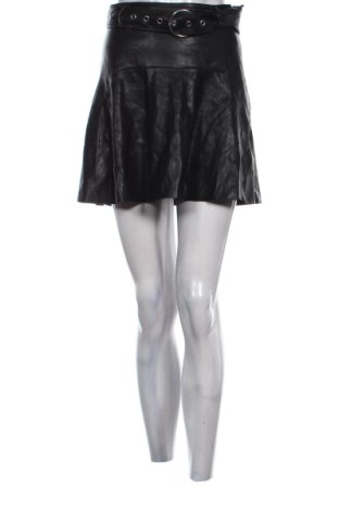 Fustă de piele Bershka, Mărime S, Culoare Negru, Preț 51,00 Lei, #136657140