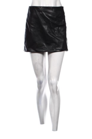 Кожена пола H&M Divided, Размер XL, Цвят Черен, Цена 10,00 €