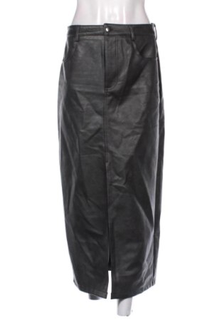 Fustă de piele Sinsay, Mărime M, Culoare Negru, Preț 62,56 Lei, #136657444