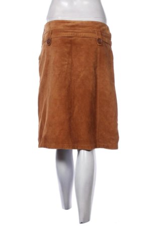 Кожена пола Vero Moda, Размер L, Цвят Кафяв, Цена 46,00 €