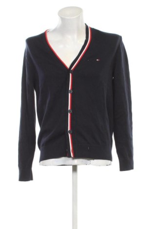 Herren Strickjacke Tommy Hilfiger, Größe M, Farbe Blau, Preis 119,99 €
