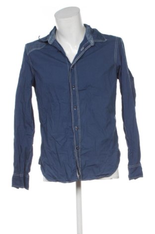 Мъжка риза Bershka, Размер L, Цвят Син, Цена 14,83 €