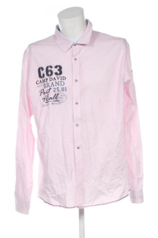 Herrenhemd Camp David, Größe XL, Farbe Rosa, Preis € 36,99